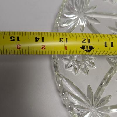 Glass Appetizer/Vegetable Serving Platters #45 (DR)