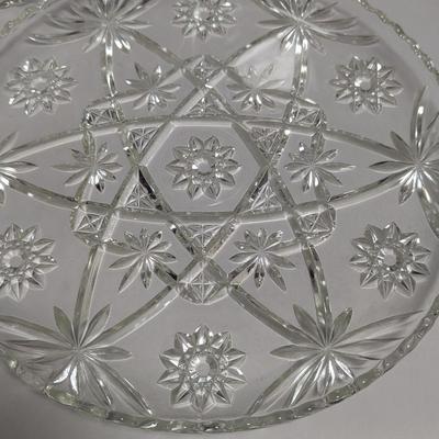 Glass Appetizer/Vegetable Serving Platters #45 (DR)