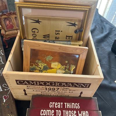 Large group of wall art