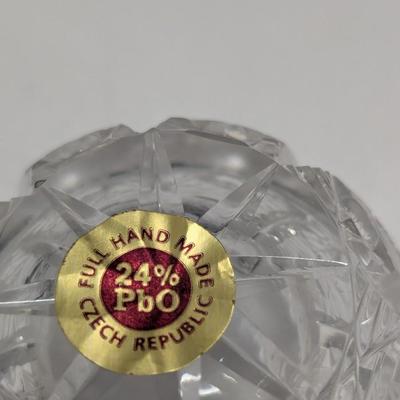 Hand Made Czech Republic & Russian Crystal Bowls & Vases (DR)