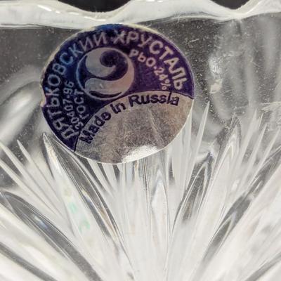 Hand Made Czech Republic & Russian Crystal Bowls & Vases (DR)