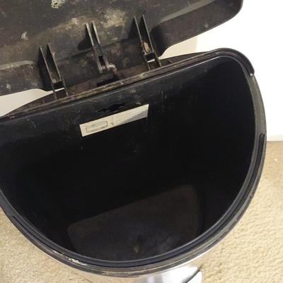 Two Simplehuman Stainless Trash Cans (K-BBL)