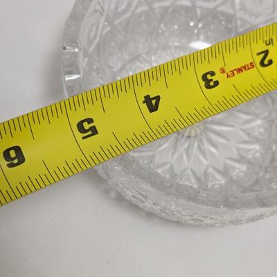 Vintage Crystal Dish A Couple Have Stickers (DR)