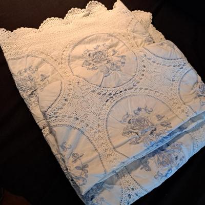 Collection of Hand-Embroidered Crewel Pillows & Linens (BD-SD)