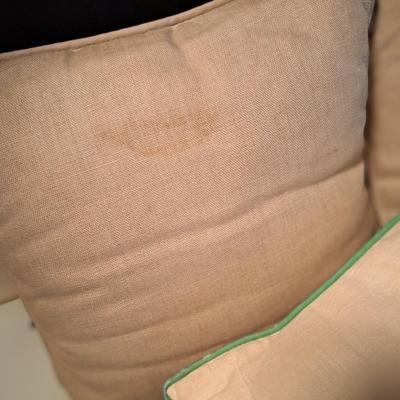 Collection of Hand-Embroidered Crewel Pillows & Linens (BD-SD)