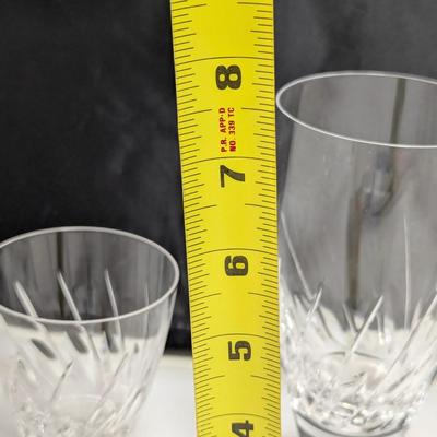 10 - Stuart Regent Glasses 2 Tea & 7 Juice Glasses (DR)