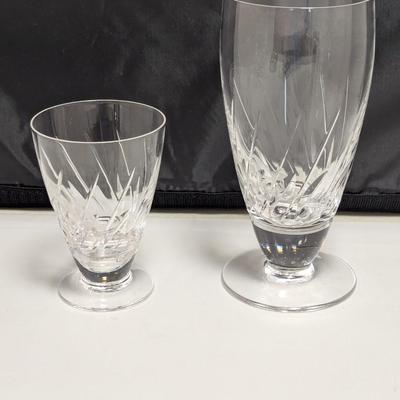 10 - Stuart Regent Glasses 2 Tea & 7 Juice Glasses (DR)