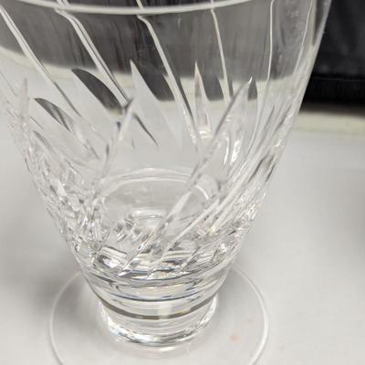 10 - Stuart Regent Glasses 2 Tea & 7 Juice Glasses (DR)