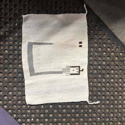 Antique RARE Find Native Navajo Yei Throw Rug