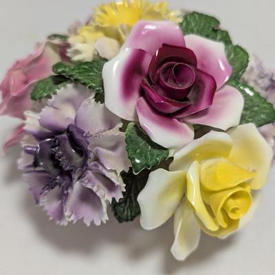 Fine Bone China Crown Staffordshire Flower Arrangement & English Flower Arrangement (DR)