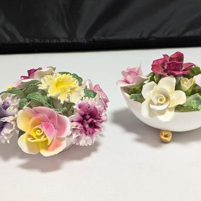 Fine Bone China Crown Staffordshire Flower Arrangement & English Flower Arrangement (DR)