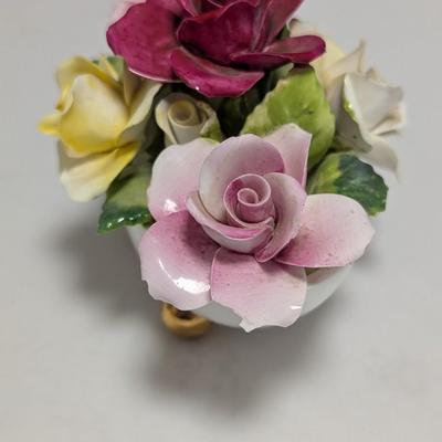 Fine Bone China Crown Staffordshire Flower Arrangement & English Flower Arrangement (DR)