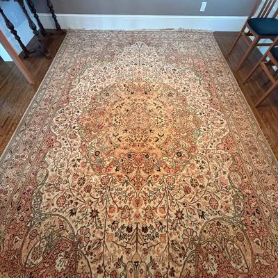 13x8 Ft Hand-Knotted Oriental Area Rug Traditional Intricate Design