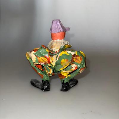Vintage Minature Folk Art Clown