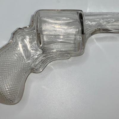 Antique Glass Gun/Pistol/Revolver Candy Dispenser
