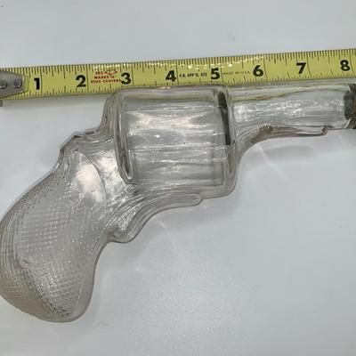 Antique Glass Gun/Pistol/Revolver Candy Dispenser