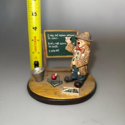 Little Emmett 1994 by Flambro Figurine Porcelain Clown *EXT RARE* VINTAGE