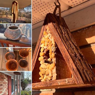 Wind Chimes, Bird Houses & Terracotta Pots (Y-RG)