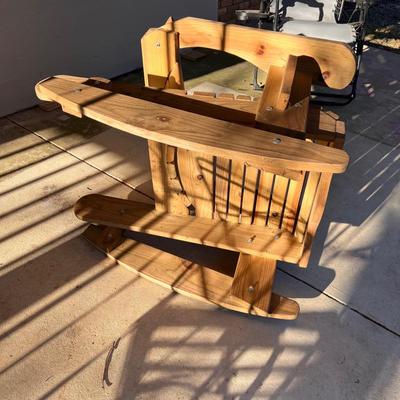 Adirondack Wooden Rocking Chair (Y-RG)