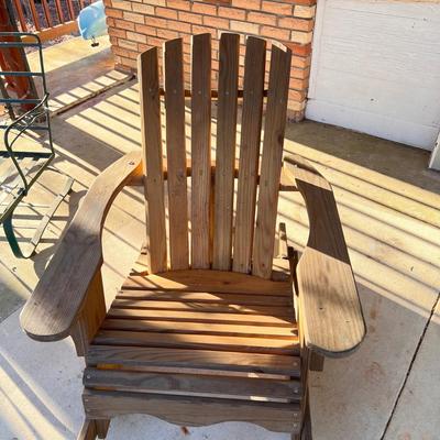 Adirondack Wooden Rocking Chair (Y-RG)