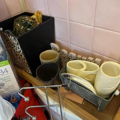 Misc. bath and personal items