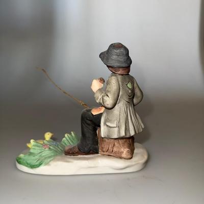 Emmett Kelly Jr Fishing at Duck Pond Collectible Figurine