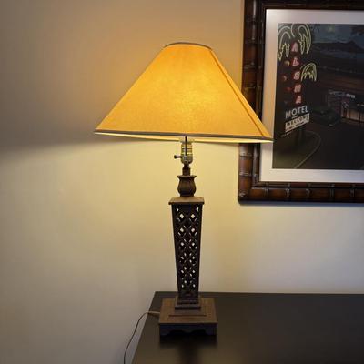 Herda wMid-Century Multicolor Table Lamp LED 31" with Shade