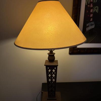Herda wMid-Century Multicolor Table Lamp LED 31" with Shade