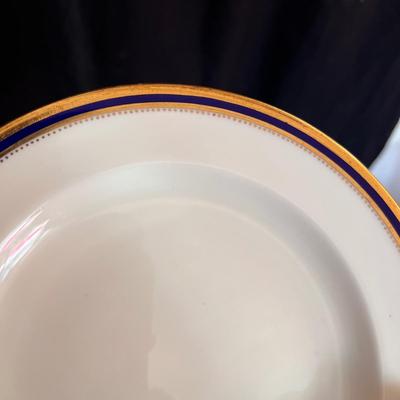 75 Piece Cauldon China Blue/White Dinnerware Set (D-RG)