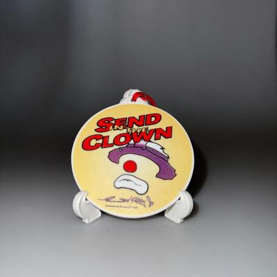 1997 SEND IN THE CLOWN EMMETT KELLY COLLECTOR SOCIETY CHRISTMAS ORNAMENT FLAMBRO
