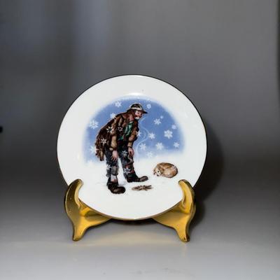 Emmett Kelly Jr. Winter Season Mini Plates