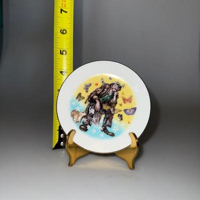 Emmett Kelly Jr. Limited Edition Porcelain Plate SPRING ~ Flambro