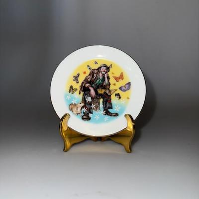 Emmett Kelly Jr. Limited Edition Porcelain Plate SPRING ~ Flambro