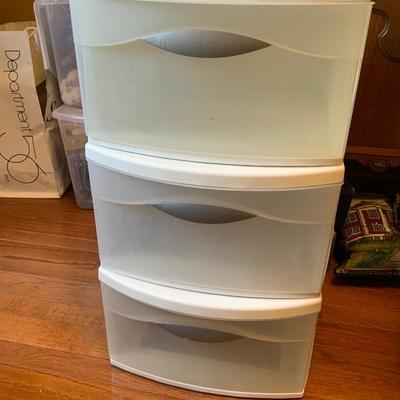 Sterilite 3 drawer storage