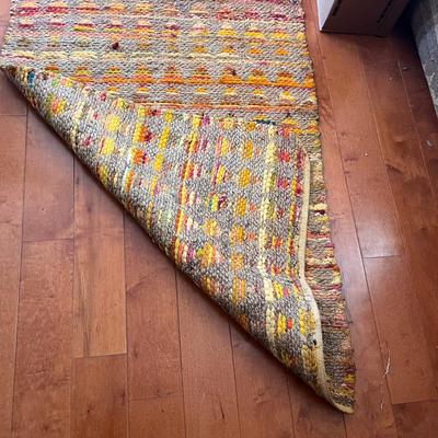 Boho Footstool, Rag Rug & Paper Lantern Light (D-RG)