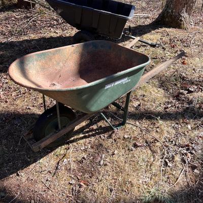 True Temper Metal Wheelbarrow (Y-RG)