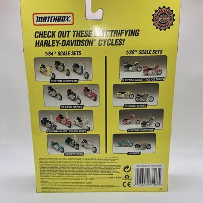 Set of Two (2) Matchbox Harley-Davidson Motorcycles- MOC