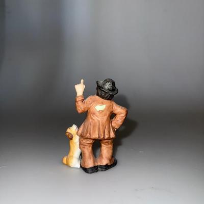 Fambro The Emmitt Kelly Jr. Collection, Hobo Clown With Dog Porcelain Figurine