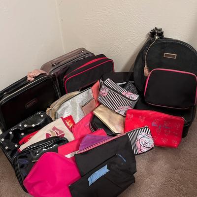 Vintage Lancôme travel bags