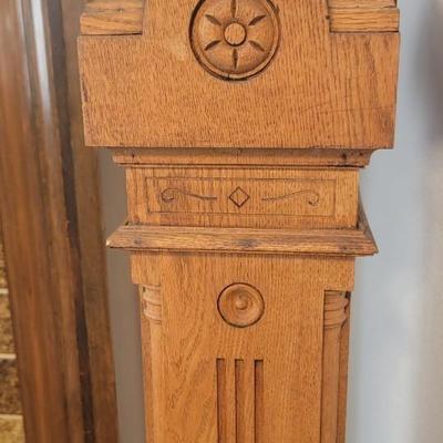 vintage handmade made carved stand