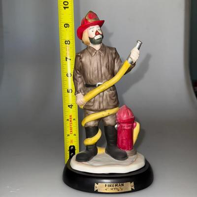 Emmett Kelly Firefighter Clown Series