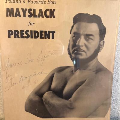 Mayslack for President poster