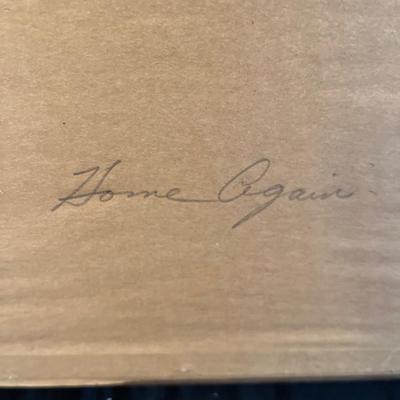 Vintage picture “Home Again”