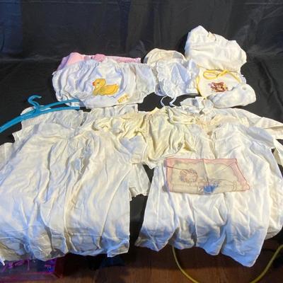 Large Lot of Vintage Baby Clothes