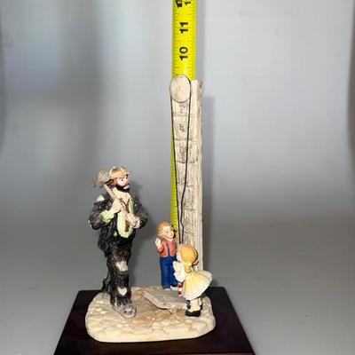 VINTAGE RARE EMMETT KELLY JR "YOU CAN DO IT. EMMETT" PORCELAIN FIGURE