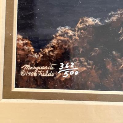 “Silent Hooves” signed & #d by Marguerite Fields