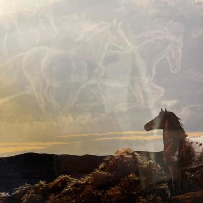 “Silent Hooves” signed & #d by Marguerite Fields