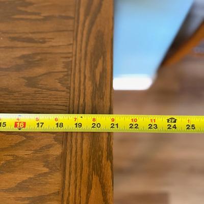 2pc. Walnut Wood Side Table Set