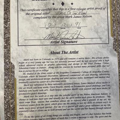 “Magic of the Moon” by Mark James Nelson - first release of Artist Proof