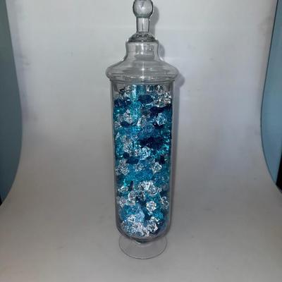 Homewares Candy Buffet Tall Circular Glass Jar w/Lid